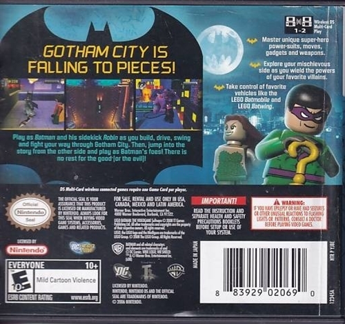 LEGO Batman The Videogame - (USA Version) Nintendo DS (A Grade) (Genbrug)